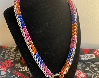 Naszyjnik kolczugowy w całości wykonany na zamówienie w stylu perskim