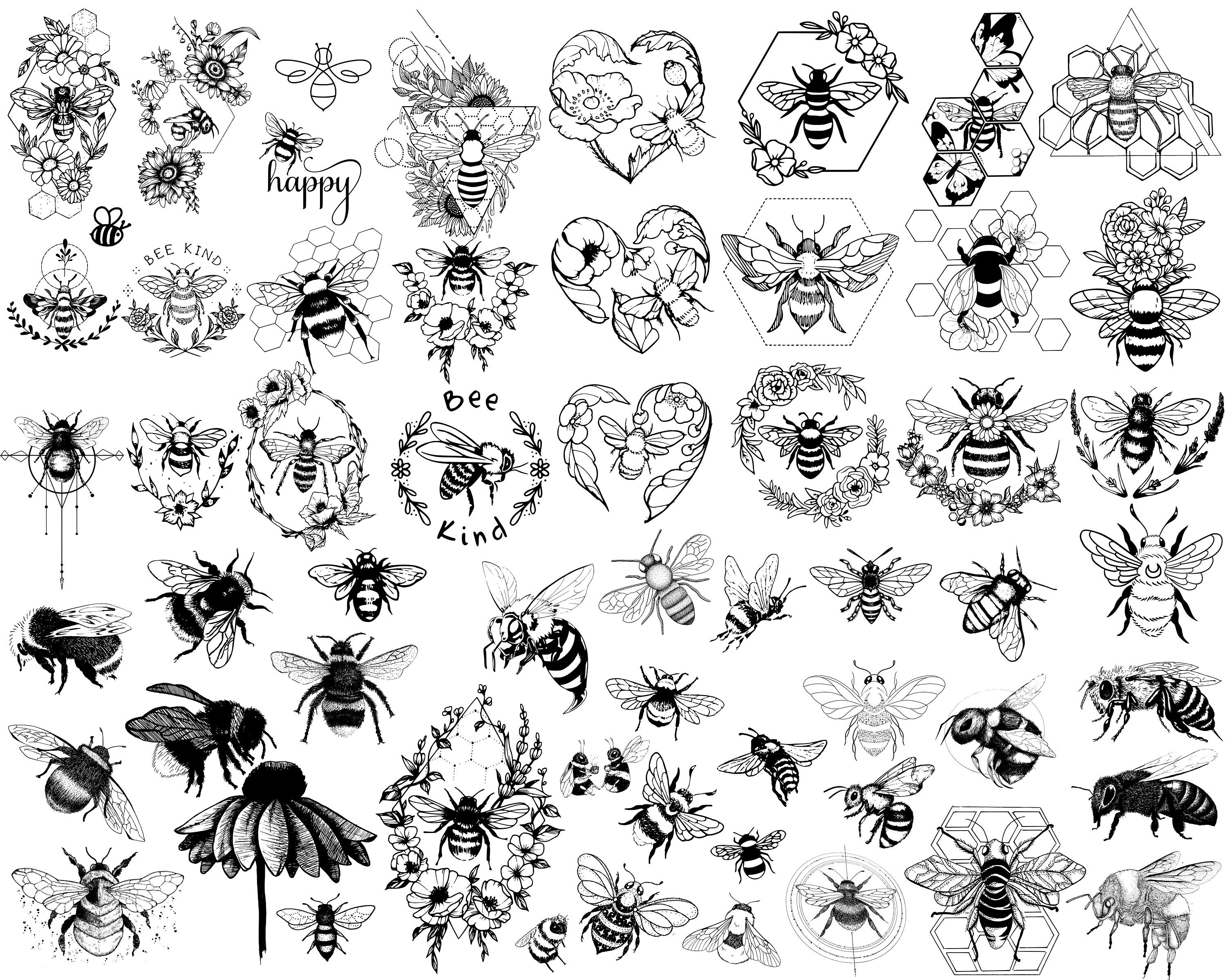 Bumblebee Tattoo - Etsy Bumblebee Tattoo - Etsy
