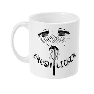 Miniature Hobby Painting Mug - Brush Licker Coffee Mug/Paint Pot/Both at the same time :/