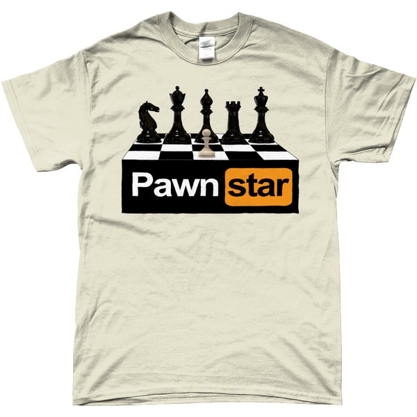 Chess T-shirt Novelty Pawnstar - Funny Chess Lover Gift