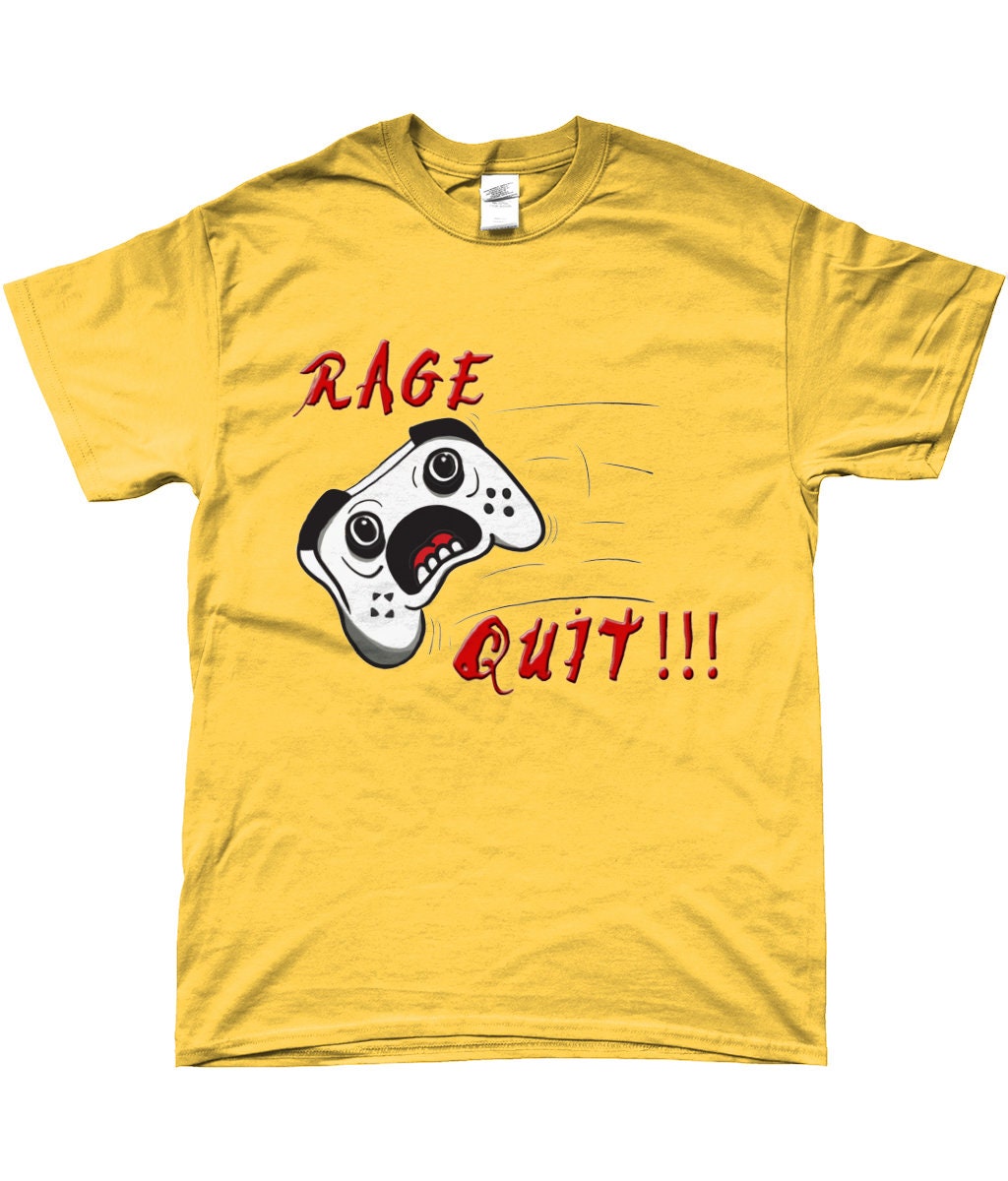 Gaming and Video Game Apparel, Rage Quit