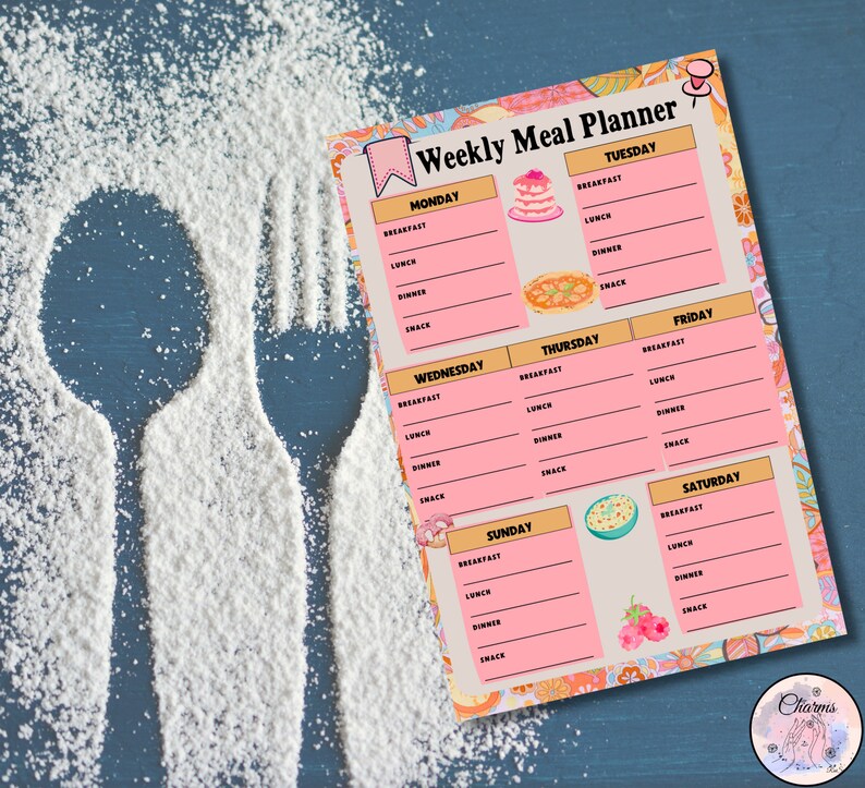 Meal Planner Printable, Fridge Meal Planner, Meal Planning Board ...