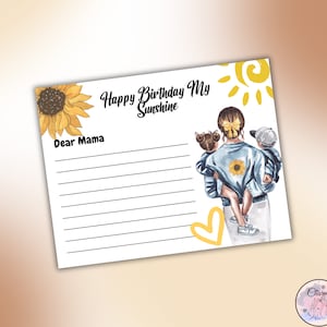 Cartão postal para o dia das mães, aniversário da mãe, cartão de agradecimento da mãe, cartões para mamães, Maa ka Din, Ammi Jaan, Janam Din, Mucky Mama, conjunto de cartões postais