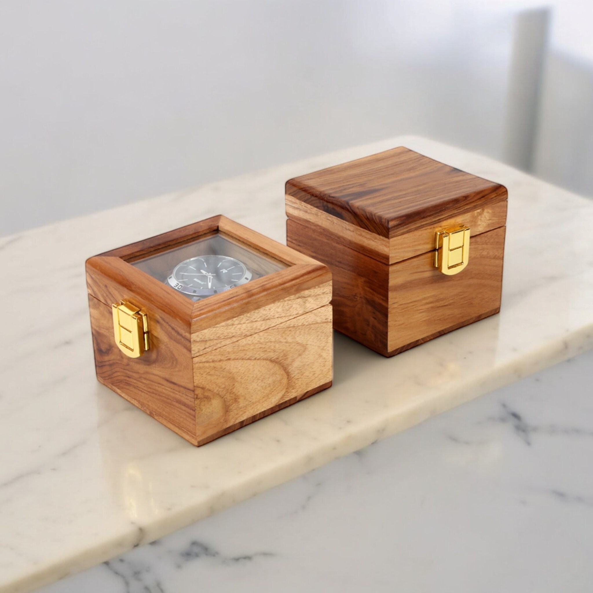 Caja relojes madera Etsy Mexico