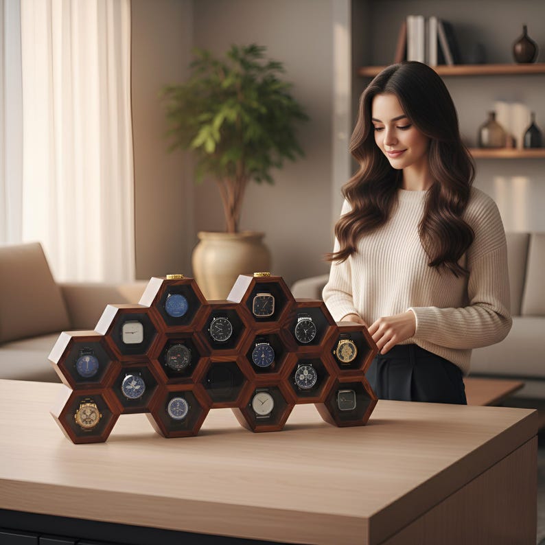 wooden watch box for men and women
