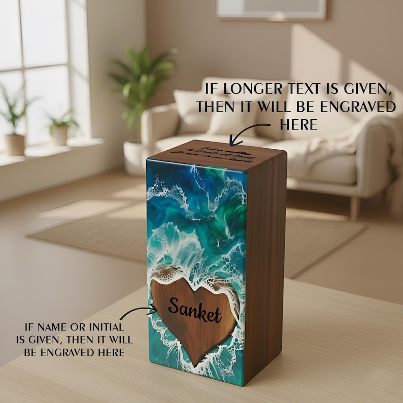 personalised urn