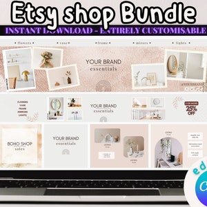Etsy banners, Boho etsy shop banner, Etsy banner pink, Etsy banner photo, Etsy banners template, Etsy banner designs, Etsy banner templates