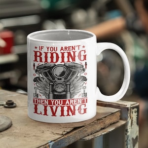 Motorradbecher, wenn Sie nicht Kaffeebecher sind, Motocross Becher Geburtstagsgeschenke, Geschenk für ihn Motorradgeschenke, Weihnachtsgeschenk, Motorradbecher