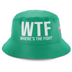 Wo ist der Fischeimer Hut, Erwachsene Unisex Fischen Eimer Hut, Fischen Hut, lustiges Fischen Geschenk, Fischer Eimer Hut, Fischer Kleidung
