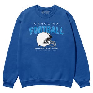 Carolina Go Hard Go Home Sweatshirt, Game Day Sport Sweater, Carolina Gameday Jumper, Gift for Dad, Unisex Sportswear Pullover Sweater