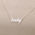 Sterling Silver Name Necklace, Dainty Name Necklace, Nameplate Necklace, Custom Gold Jewelry, Personalized Gifts, Christmas Gifts for Her