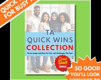 TA Quick-Wins Collection - Primary School - Teaching Support Assistants - Printable Guides