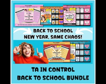 Teaching Assistant Back to School Bundle: TA Tips & Strategies (PDFs)