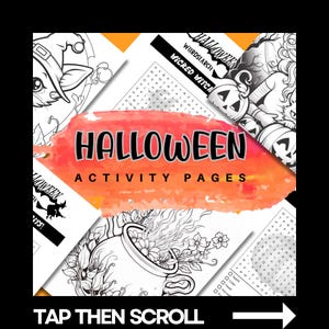 Activiteitenvellen Halloween - Kleurplaten - Woordzoeker - Basis- of middelbare school - Afdrukbare vellen TA In Control