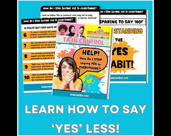 Teaching Assistant Guide: How to Say No (PDF Download)