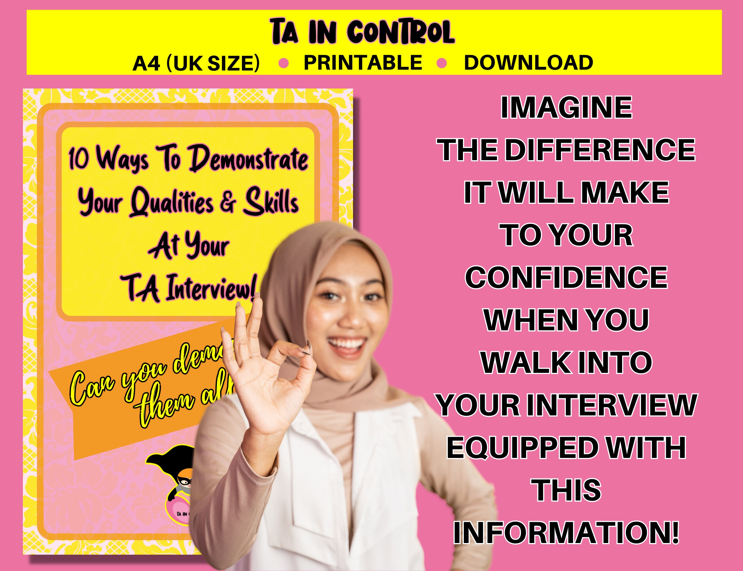 TA Interview Guide: Hot to Demonstrate Your Skills & Qualities PDF - Etsy