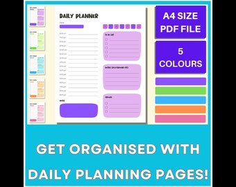 Teaching Assistant Daily Planner: Printable TA Planner Page (PDF)