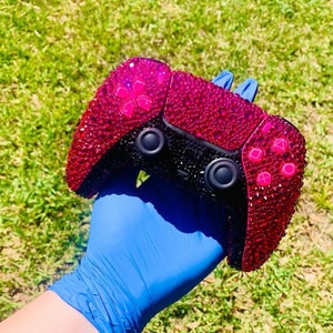 Custom Rhinestone PS5 Controller | Bling PlayStation 5 Controller | Personalized Gamer Gift | Sparkly Gaming Controller
