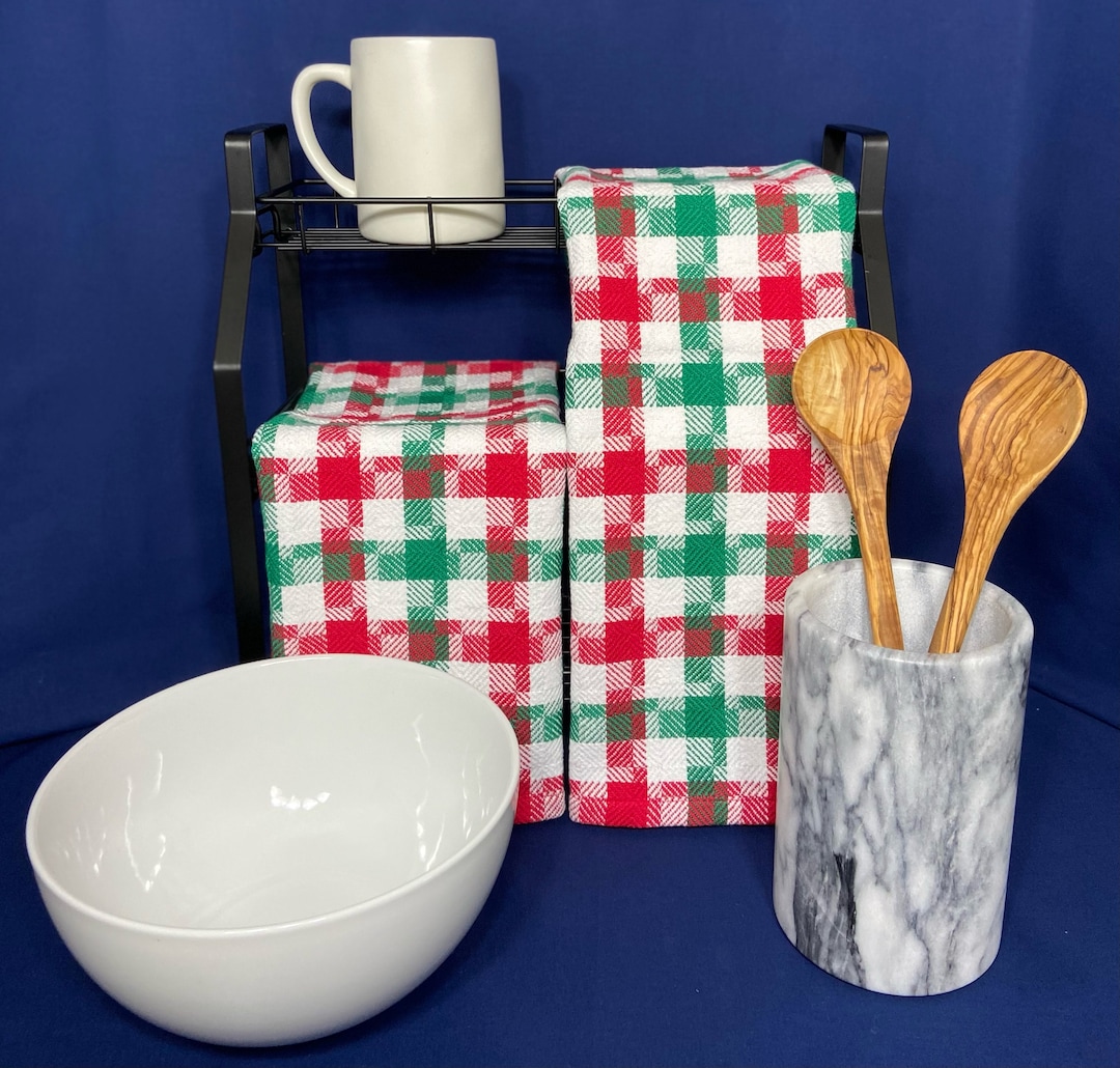 Handwoven Holiday Kitchen Towels Etsy