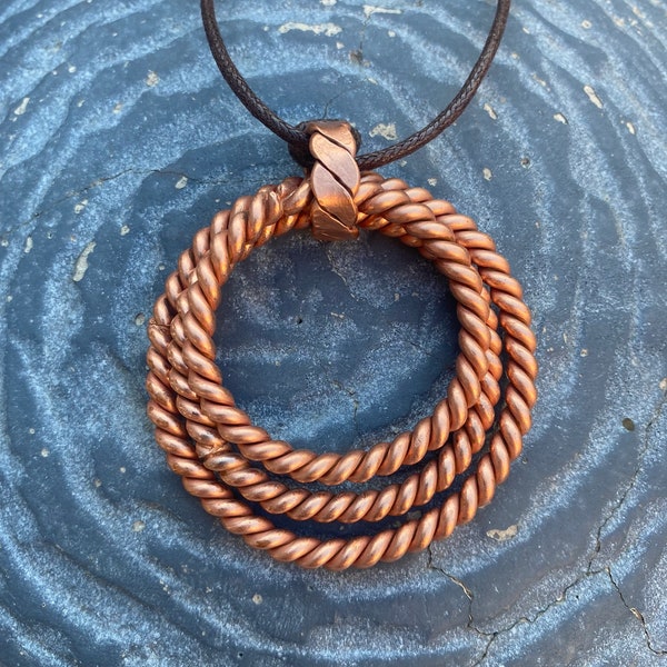 Tensor ring necklace