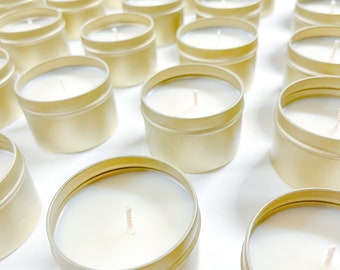 Bulk Wedding Candle Favors (Label Not Included)