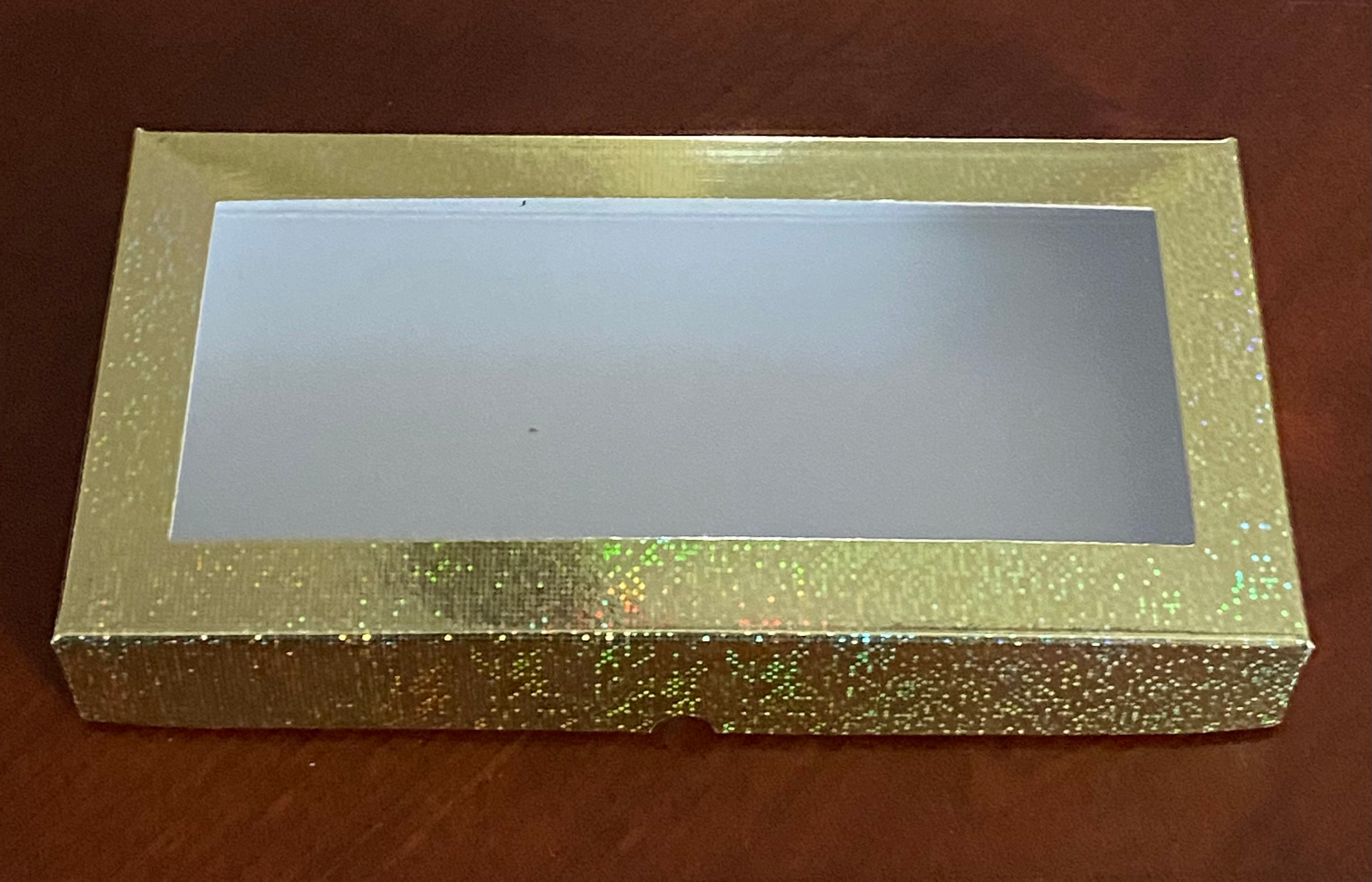 Set of 30, FOLDABLE GIFT BOXES With Window in Gold, Mithai Boxes, Sweet