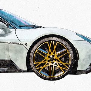 2023 Maserati MC20 - Supercar, Racing, Car, Automobile, Fine Art Print, Wall Art, Home Décor, Gift
