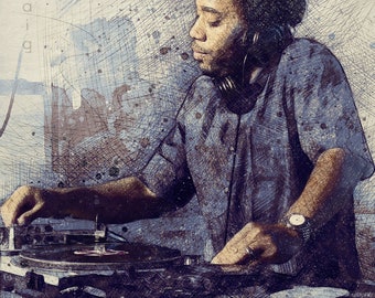 Carl Craig - Techno Pioneer, Techno City, Dj, House Music, Detroit, Limited Edition Print