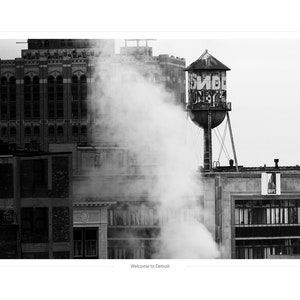 Welcome to Detroit, Detroit, Michigan - Detroit Print, Fine Art Print, Wall Art, Home Décor, Gift