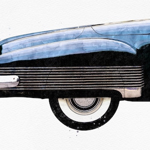 1938 Buick Y-Job Concept - Automobile, Vintage, Retro, Historic, Classic Car, Fine Art Print, Wall Art, Home Décor, Gift