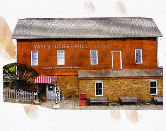 Yates Cider Mill #2 - Michigan Print, Fine Art Print, Wall Art, Home Décor, Gift