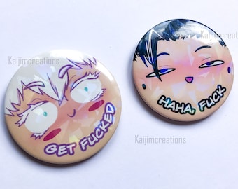 SatoSugu holo sorcerer button pins