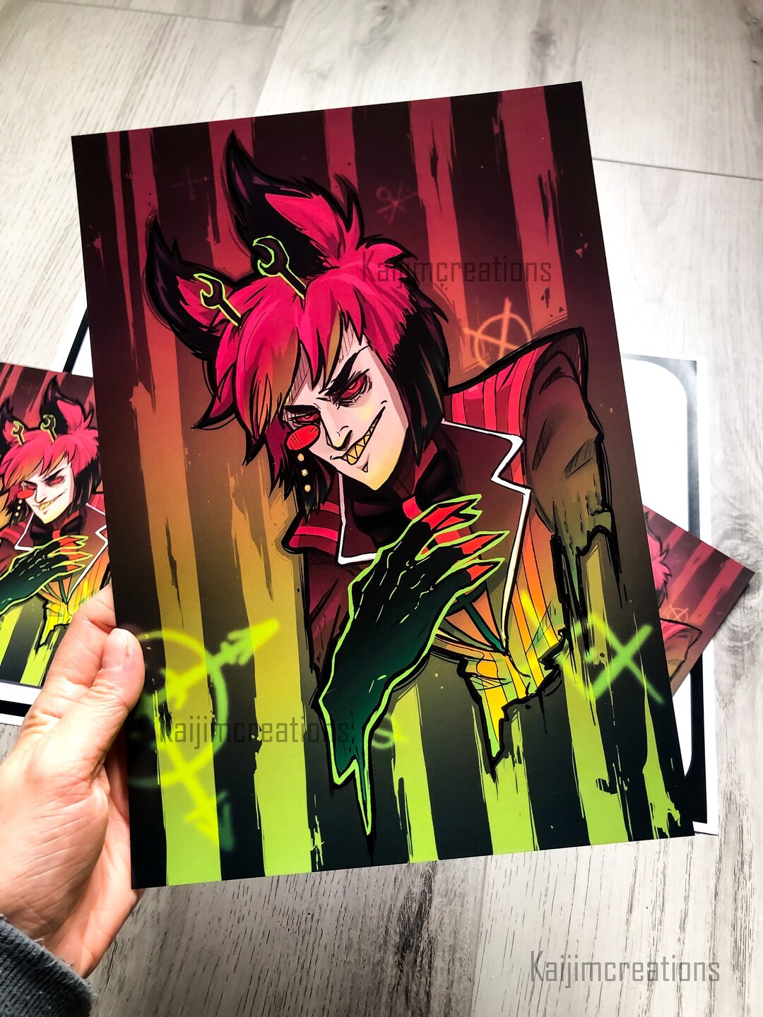 Alastor Hazbin Hotel Art Prints A4, A5 & A6 - Etsy