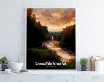 Cuyahoga Valley National Park Poster •  United States Parks Collection 2023