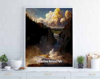 Yellowstone National Park Poster •  United States Parks Collection 2023