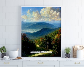Shenandoah National Park Poster •  United States Parks Collection 2023
