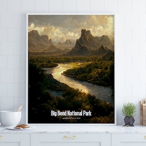 Big Bend National Park Poster •  United States Parks Collection 2023