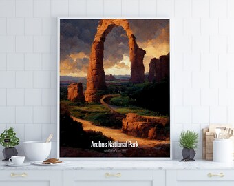 Arches National Park Poster •  United States Parks Collection 2023