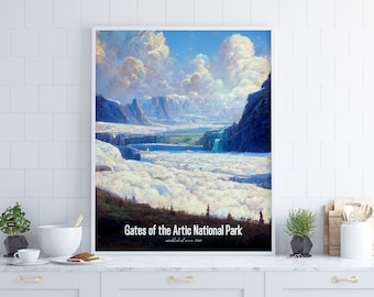 Gates of the Arctic National Park Poster •  United States Parks Collection 2023