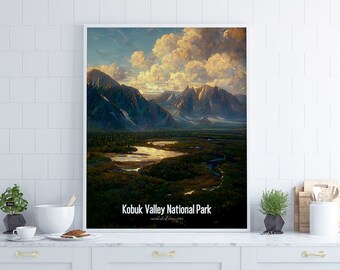 Kobuk Valley National Park Poster •  United States Parks Collection 2023