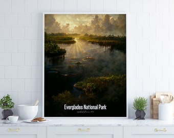 Everglades National Park Poster •  United States Parks Collection 2023