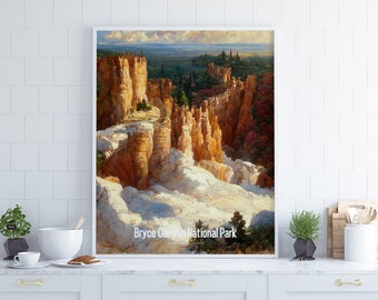 Bryce Canyon National Park Poster •  United States Parks Collection 2023