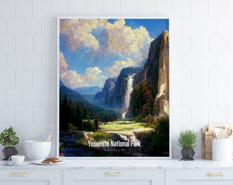 Yosemite National Park Poster •  United States Parks Collection 2023