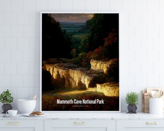 Mammoth Cave National Park Poster •  United States Parks Collection 2023