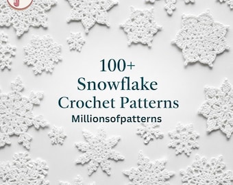 150+ Snowflake Crochet Patterns PDF Collection | Winter & Holiday Crochet Library | Instant Download | MillionsOfPatterns