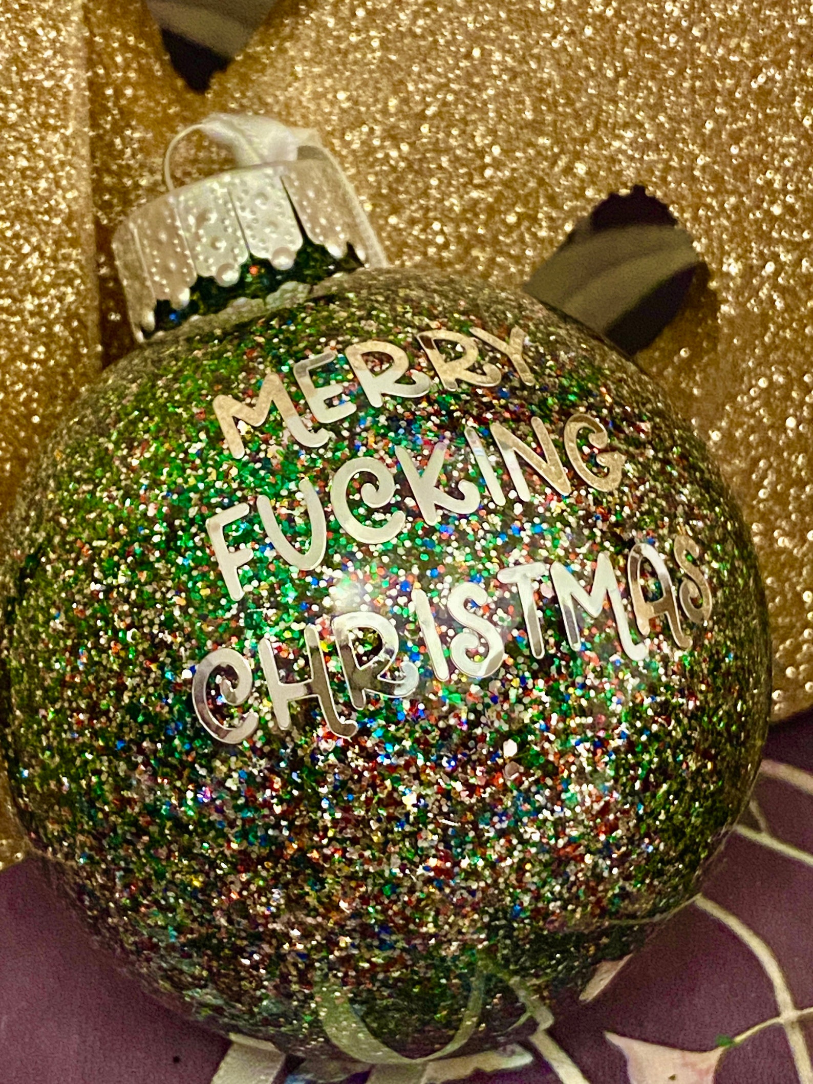 Rude Christmas Decorations Baublespersonalised Custom Tree - Etsy UK