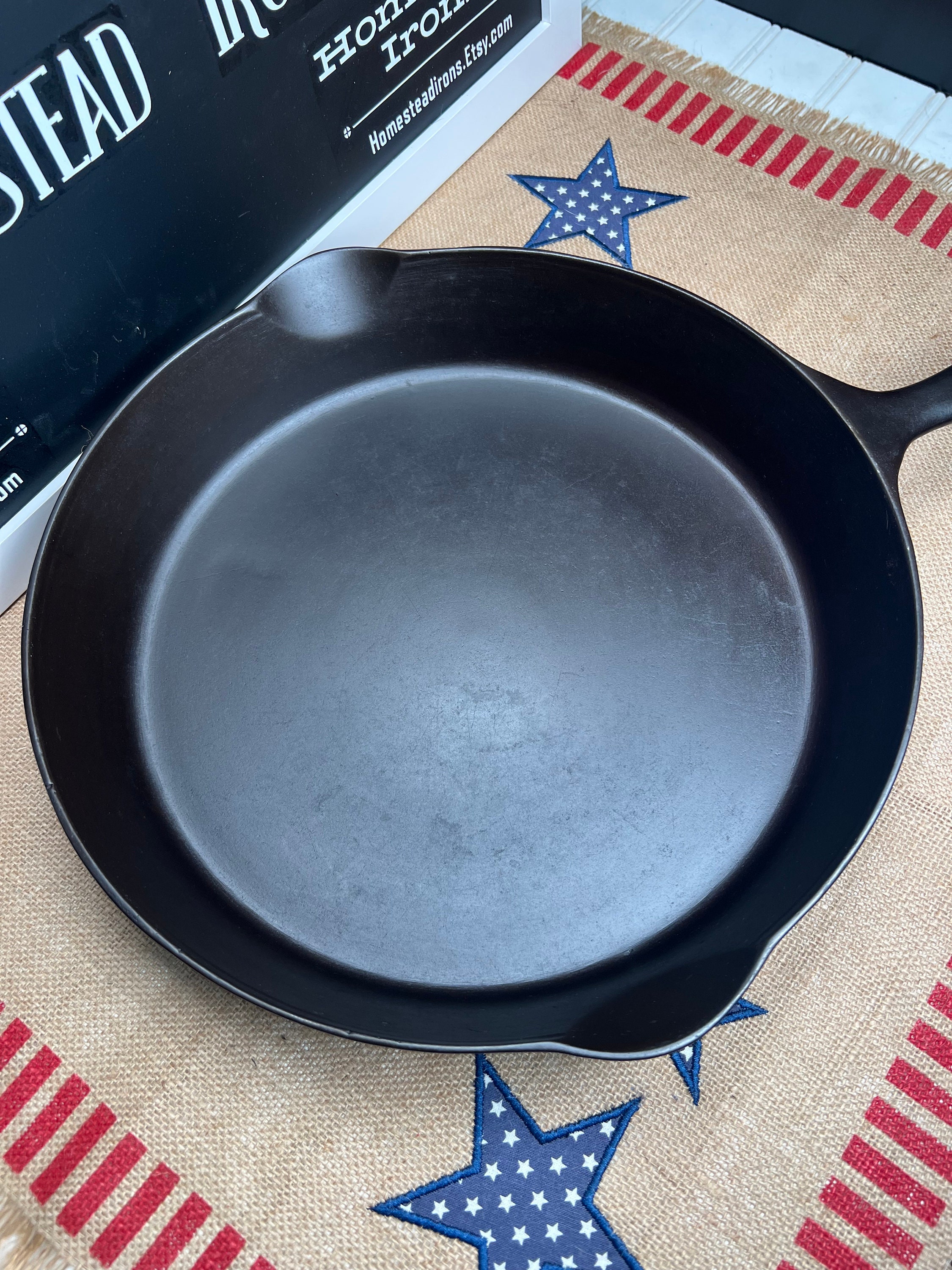 Wapak Block Logo 11 Skillet erie Pattern Etsy