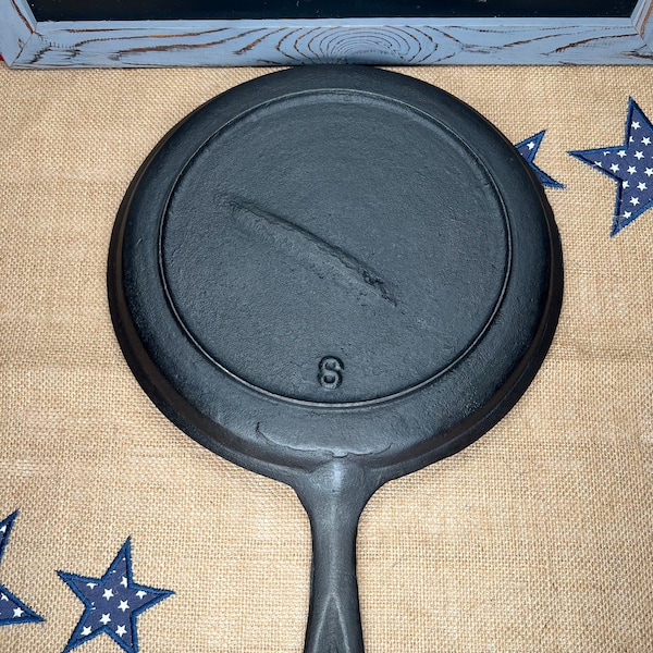 Antique Cast Iron Griddle Etsy