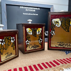 Vintage kitchen canisters