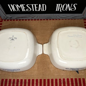 Corning ware 1qt blue cornflower casserole